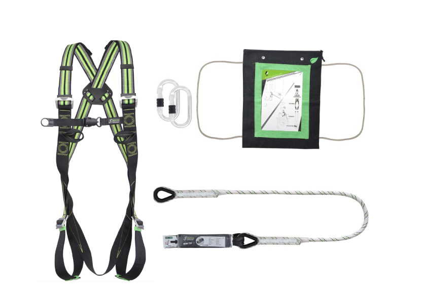 Kit anticaidas Baspin (FA1010400+FA3050015+FA5010117x2+BOLSA TTE.)