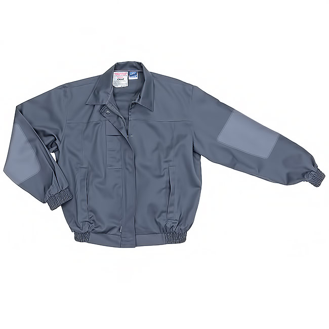 Cazadora antiestatica y retardante. Elastico de cintura y puños, 98% algodon, 2% fibra de carbono. 270 g/m² 