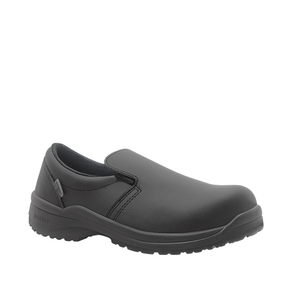Zapato S2, Puntera plastica anti-impactos 200J. Suela PU Hidrogrip antideslizante