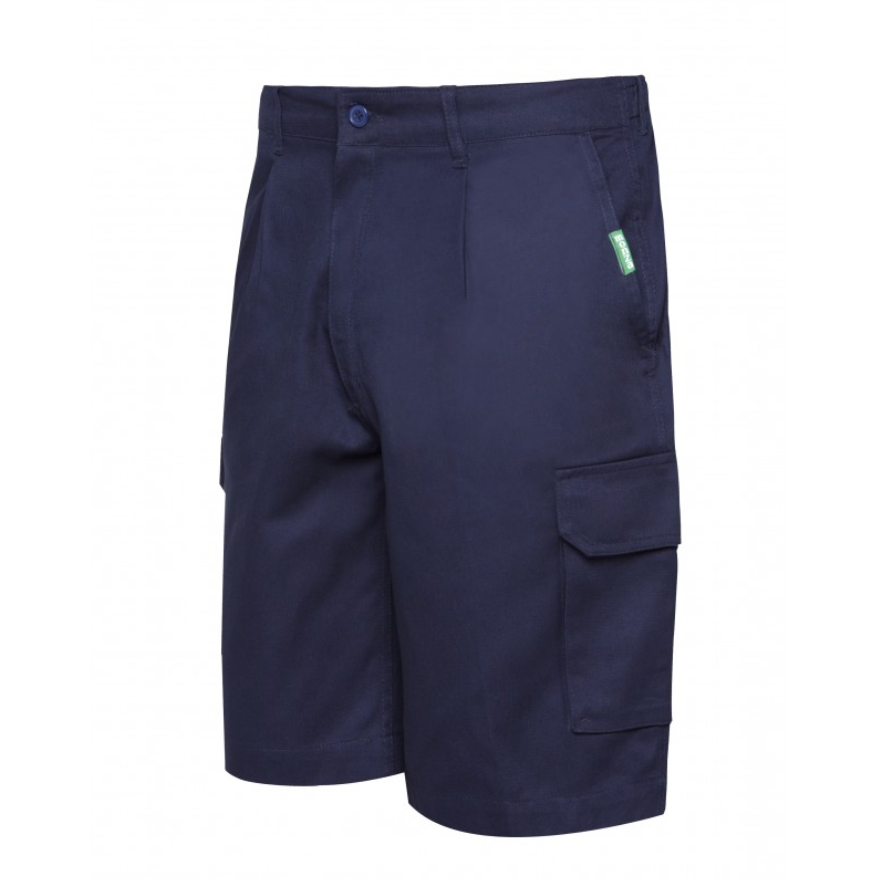 Pantalon Corto Laboral. Cinta Elastica. Multibolsillos. Media cintura elastica. 100% algodon, 270grs