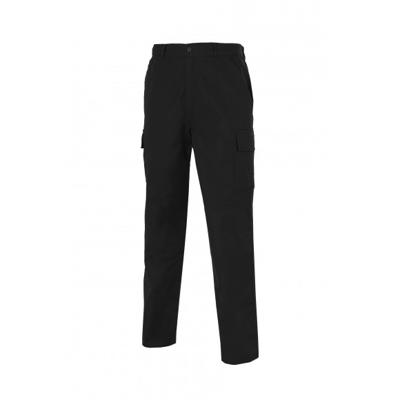 MULTI Pantalon 1/2 cintura elastica espalda,bolsillos laterales. Forreria mismo tejido. 65% poliester 35% algodon