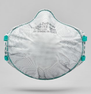ZER0 Mascarilla FFP3 R D sin valvula mascarilla preformada de alta proteccion y baja resistencia respiratoria con lamina protectora