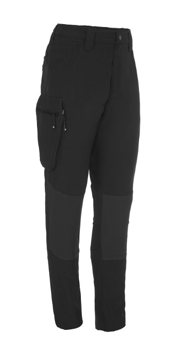 Pantalon de verano tipo trekking. Refuerzo en culera y rodillas. Resistencia al rasgado. Multibolsillos. 92% Poliester-8% Spandex