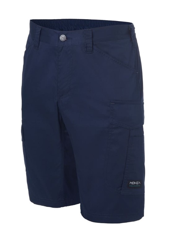 Pantalon corto PLUS de trabajo regular fit. Doble costura y pieza en la entrepierna, 65% Poliester 35% Algodon strech mecanico 