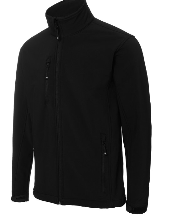 Softshell, puños velcro, cremallera central, 96% Poliester 4% Spandex