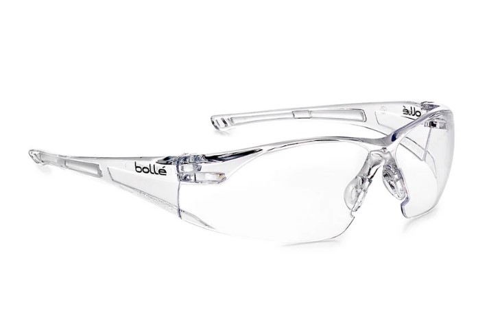 Montura y ocular PC incoloro antirayaduras y antivaho PLATINUM  Lite - cordon