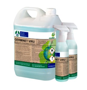 GERMINET VIRU Desinfectante virucida manos, superficies y textiles. Garrafa de 5kg