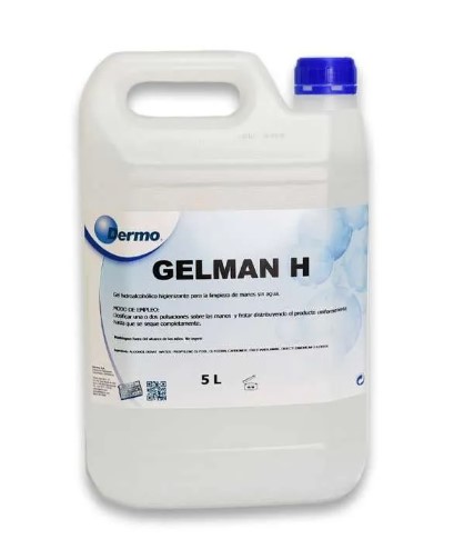 GELMAN H. Gel hidroalcoholico higienizante autosecante, precio bidon de 5 litros