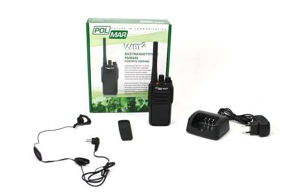 POLMAR WET-II-V77-BODY Walkie talkie, sumergible, uso libre PMR, IP67