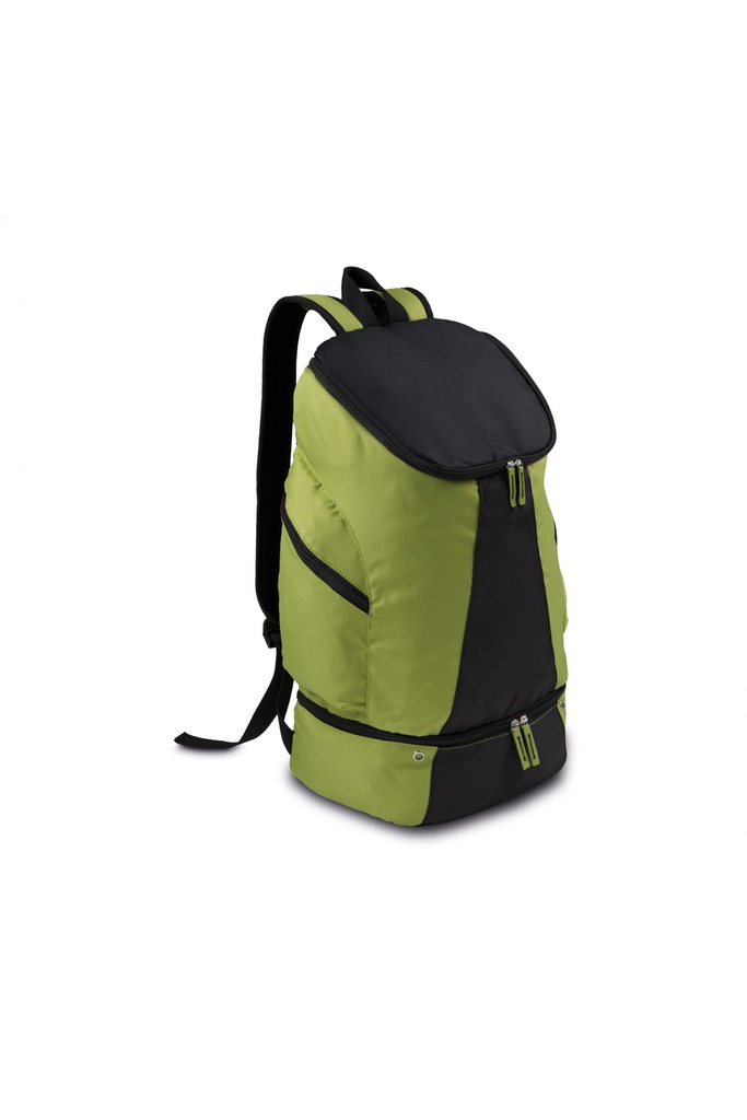 Mochila deportiva, antidesgarro, espalda acolchada y transpirable, multiples bolsillos. KIMOOD
