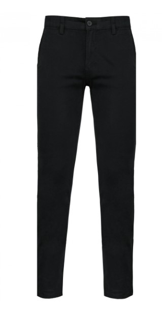 Pantalon chino hombre, material ligeramente extensible, 98% algodon de sarga-2% elastano.
