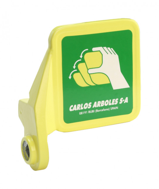 Palanca de accionamiento, aluminio, para lava ojos