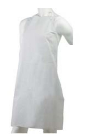 LDE 801 Delantal de PVC, 100x75cm, solo para riesgos minimos