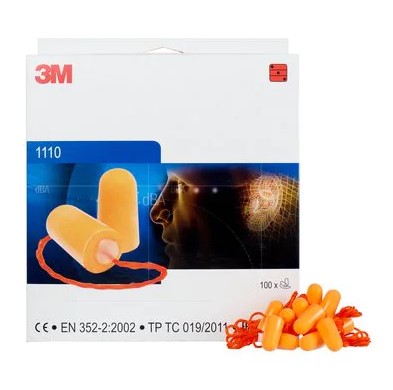 3M™ Tapones desechables con cordon 37 dB