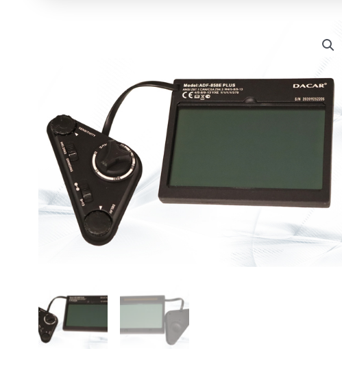 FMULTIXLEP Filtro electronico Multi-XLE Plus (ADF858E PLUS),100x60mm area de vision, mandos accesibles en lateral izquierdo