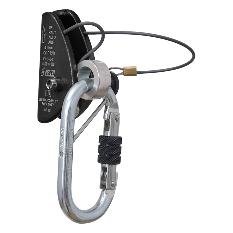 FA 20 103 00B LOREL, Anticaida deslizante sobre cuerda trenzada, aluminio