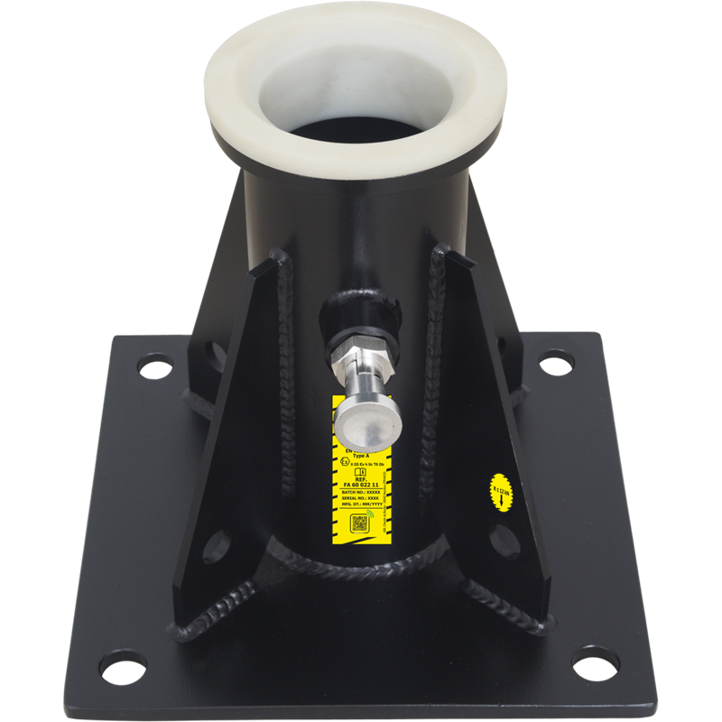 MULTISAFEWAY - Accesorio para fijar al suelo, material: acero, peso: 11.53kg