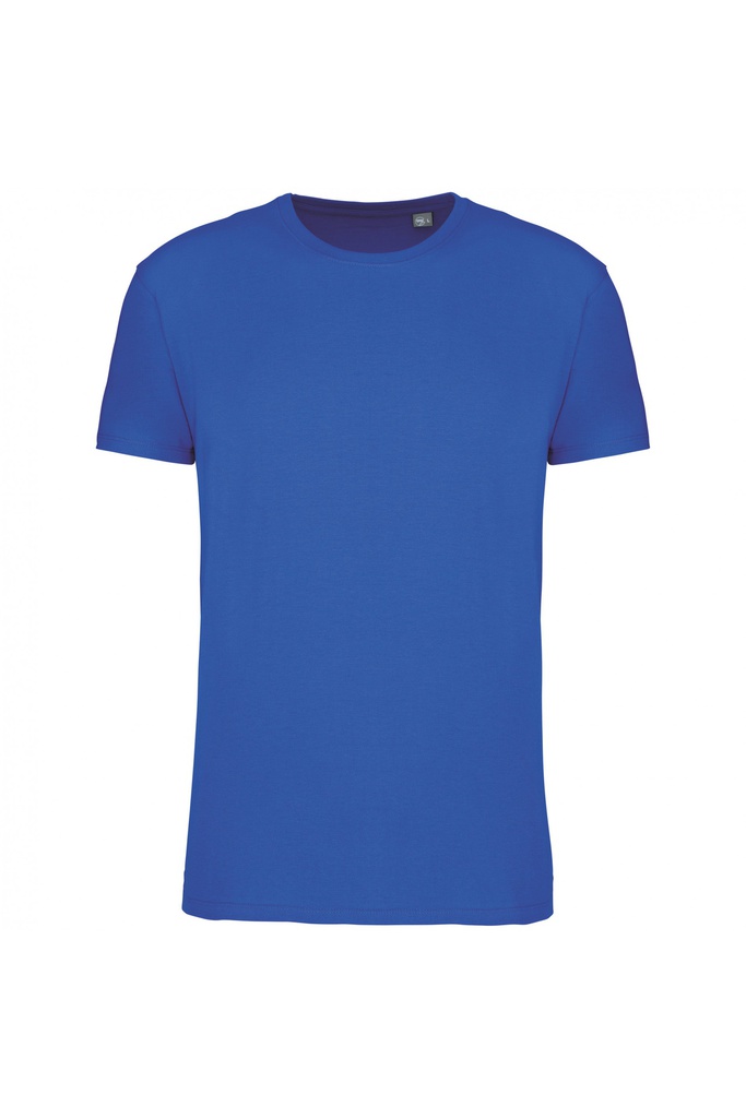 Camiseta BIO150 cuello redondo hombre. Basico, organico y colorido. Compuesto de algodon organico y viscoso.