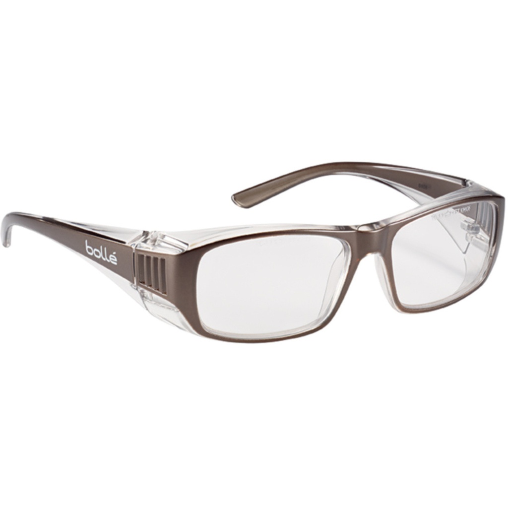 Gafa Montura PC negro - oculares PC incoloro - antirrayaduras, antivaho Platinum B808BLPSI