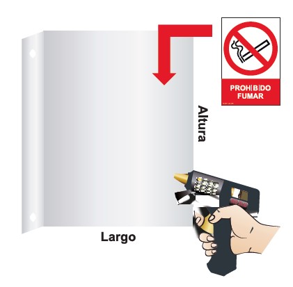 BANDEROLA ALUMINIO 210X300mm