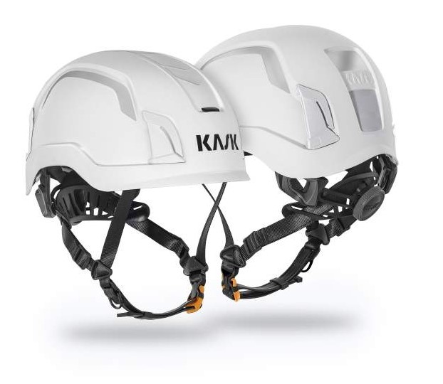 ZENITH X HI VIZ Casco seguridad REFLECTANTE regulable y barbuquejo