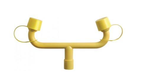 Recambio distribuidor Lava Ojos en ABS (cuernos + filtros + tapones)