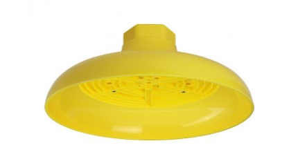 Rociador para ducha, ABS amarillo alta visibilidad G 1"