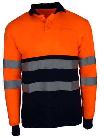 SUNNY 2 PLUS Polo de alta visibilidad, confeccionado en tejido micro-poroso, para facilitar el efecto evaporación.