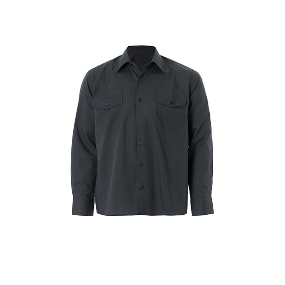 CALA-M/L, Camisa manga larga, 2 bolsillos, pinzas en espalda. 65% poliester 35% algodon, 110g