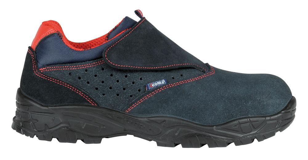 Zapato de piel de serraje perforada S1 P SRC.