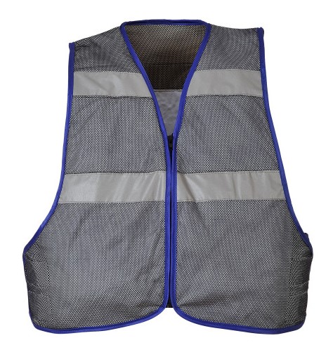 Chaleco refrescante, Cinta reflectante, Empapar con agua para activar, 100%Poliester, Relleno: Fibra de bambu