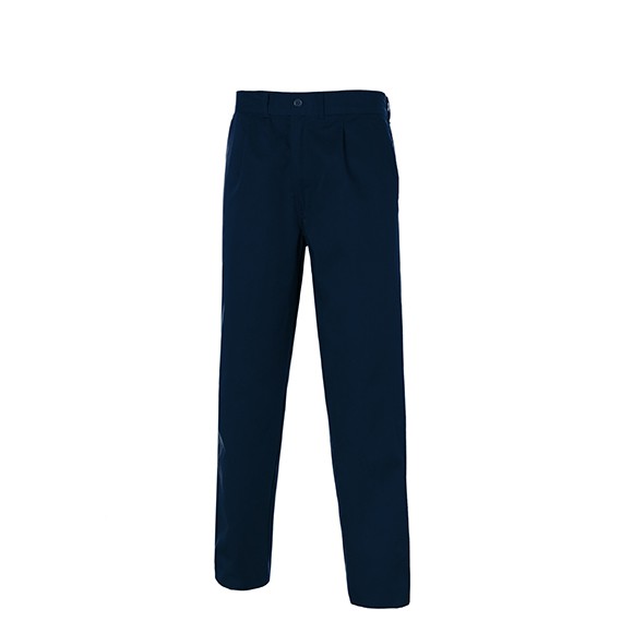 Pantalon 1/2 cintura elastica espalda, bolsillo lateral carpintero. 65% Poliester 35% algodon, 240 g