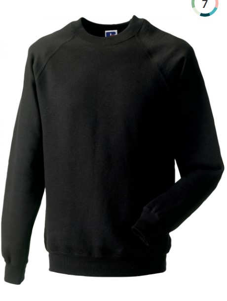 Sudadera Classic cuello redondo. Proteccion antimanchas SpotShield™. 50% algodon peinado ring-spun /50% poliester