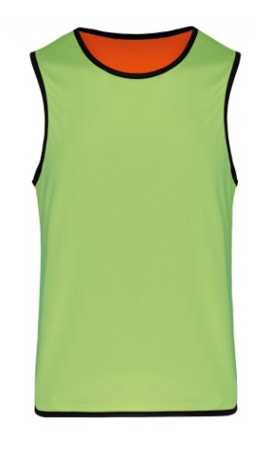 Peto de rugby reversible, 2 capas cosidas, 100% poliester. 