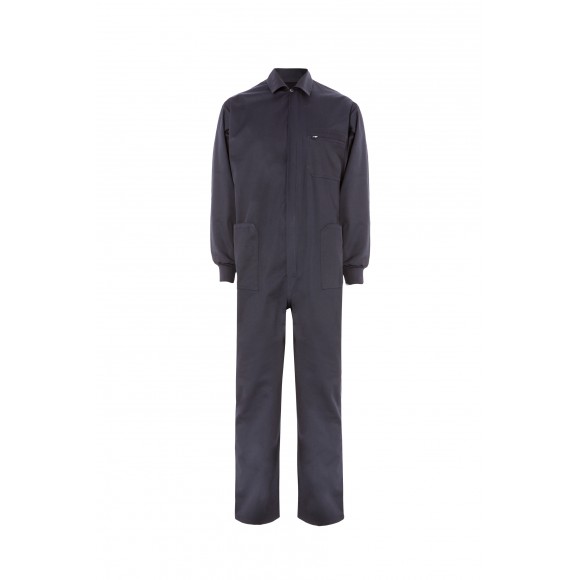 RECTO Mono cremallera central recta sopatada. Bolsillos, Puño elastico. 65% poliester 35% algodon