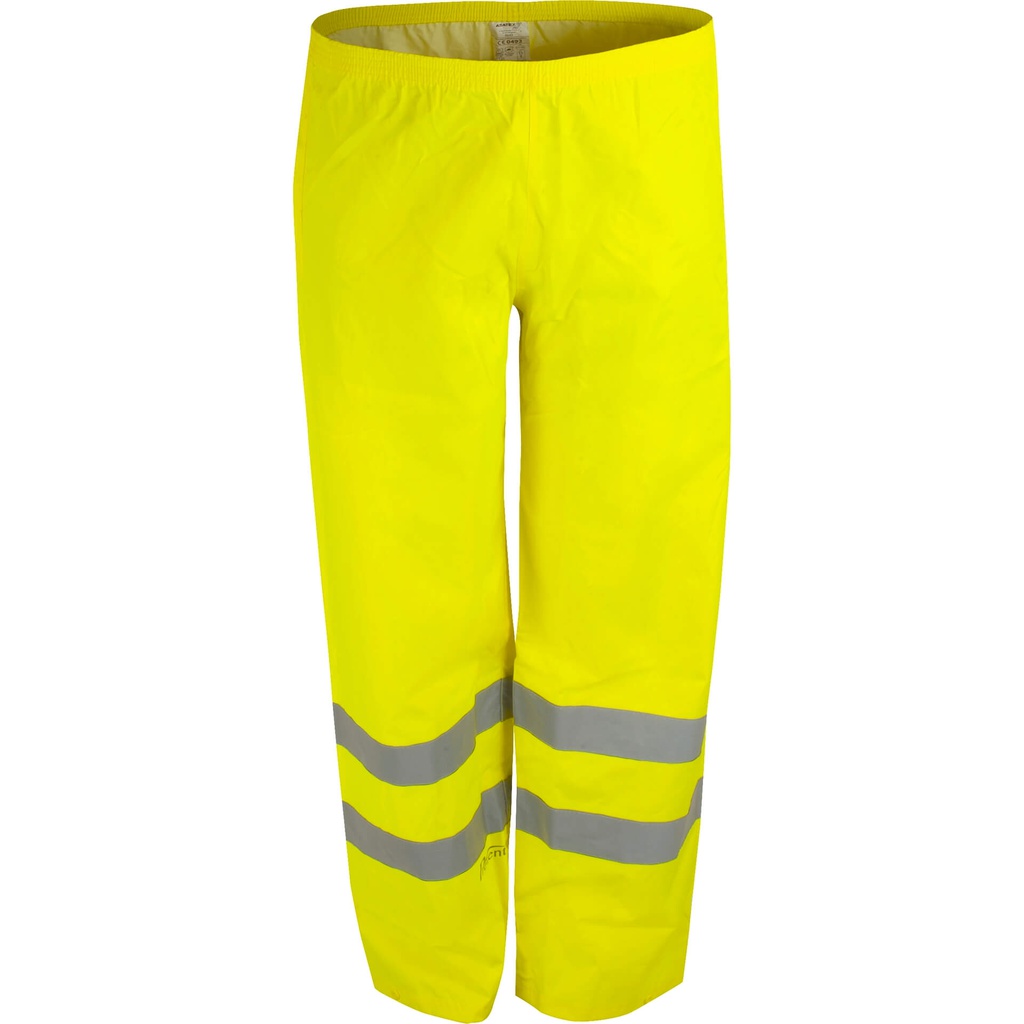 Pantalon impermeable, 100% Poliester/PU, Cat. II, EN 20471 clase 1, EN 343 3.1.