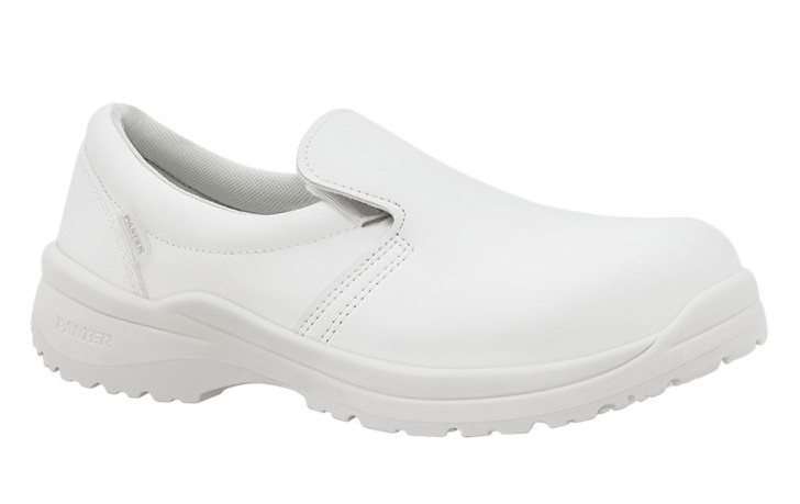 Zapato, Microfibra transpirable y lavable a 60º, Cierre con velcro, antideslizante, Efectivo contra virus. S2