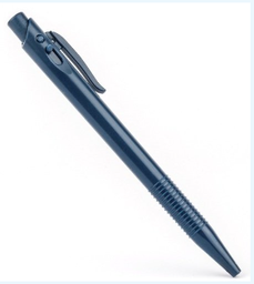 [DP0009-2 Azul] UNIQUE Boligrafo Retractil C/ Clip Metal Detectable + Rayos X. Temp.  0ºC a +45ºC, color AZUL
