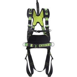 [FA 10 204 01A ] FA 10 204 01A  Arnes corporal 2 puntos de sujecion con comodo cinturon de posicionamiento de trabajo y 3 hebillas automaticas L-XXL