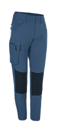 Pantalon de verano tipo trekking. Refuerzo en culera y rodillas. Resistencia al rasgado. Multibolsillos. 92% Poliester-8% Spandex