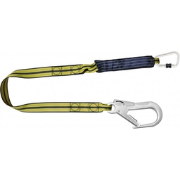 [FA 30 306 20 ] FA 30 306 20 Cordon absorbente de energia FREEBLAST longitud 2m con 1 karabiner de aluminio y 1 gancho de andamio de aluminio ATEX