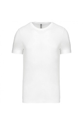 Camiseta manga corta hombre, 100% algodon peinado lavado con enzimas para mayor suavidad. Forma entallada.